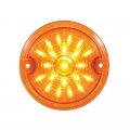 21 LED 3 1/4" Harley Signal Light w/ 1156 Plug - Amber LED/Amber Lens | Motorcycle Products