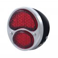 1928-31 Model "A" LED Tail Lamp w/ Black Housing - All Red 6V | Complete LED Tail Lights