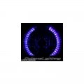 7 And Halogen Motorcycle Blue Purple Led Halo Ring Light Bulb Headlight Fits Harley