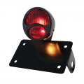 1928 Ford Model "A" Tail Light - Horizontal w/ Black Rim/Black Housing | Motorcycle Products