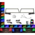 03-06 Chevy Silverado Multi-Color RGBW LED Lower Headlight Halo Ring BLUETOOTH