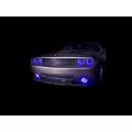 2008-14 Dodge Challenger Multi-Color BLUETOOTH LED RGBW Headlight Halo Ring Set