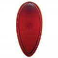 1938-39 Tail Light Lens - Red Glass | LED / Incandescent Replacement Lens