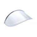 7" Round Headlight Stainless Drop Visor | Headlight Visors and Shields
