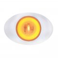 5 LED "M3 Millennium" Clearance/Marker Light - GLO Light - Amber LED w/ Clear Lens | Clearance Marker Lights