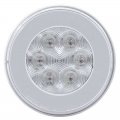 21 LED 4" Turn Signal "GLO" Light - Amber LED/Clear Lens | Stop / Turn