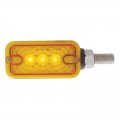 3 LED Double Face Light - Amber / Red LED/Amber / Red Lens | Honda / Pedestal