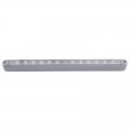 14 LED 12" Turn Signal Light Bar w/ Bezel - Amber LED/Clear Lens | Turn Signal Lights