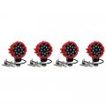 7" 51W Round Red Housing Spot Beam LED Off Road Truck Work Fog Light Set of 4