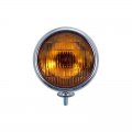 UPI C364007 Chrome Vintage Amber Fog Light 12V