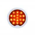 17 LED Vintage Round Turn Signal Light - Flush Mount | Marker / Parking Lights