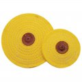 4" Yellow Razor Buff - 1/8" Arbor | Razor Buff