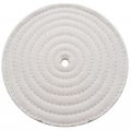 6" Assorted Muslin Buff - 1/2" Arbor | Muslin Buff