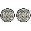 5-3/4" LED HID Light Bulb Crystal Clear Sealed Beam Headlamp Headlight Pair