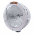 "BULLET" Classic Headlight - 6014 Bulb w/ Incandescent Turn, Amber Lens | Headlight - Complete Kits