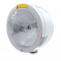 "BULLET" Half-Moon Headlight - H6024 Bulb w/ Amber LED/Amber Lens | Headlight - Complete Kits
