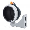 Black "GUIDE" Peterbilt Headlight - LED Signal w/ Amber LED/Amber Lens | Headlight - Complete Kits