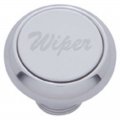 Small Deluxe Dash Knob w/ "Wiper" Stainless Steel Plaque | Dash Knobs / Screws