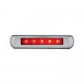 Chrome Flush Mount 5 Red LED License Plate Light - 3rd Brake Light | License Plate Accessories