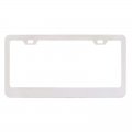 Chrome Wide Bottom 2 Hole License Plate Frame | License Plate Frames