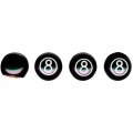Black "8" Ball Tire Valve Caps | Valve Stem Caps