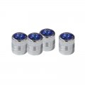 Diamond Valve Caps - Blue | Valve Stem Caps