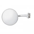 4" Round Stainless Steel Peep Mirror With Straight Arm | Exterior Mirrors