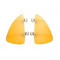 Wind Vent Window Breezies - Amber | Windshield / Hood Parts