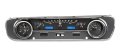 1964-65 Ford Falcon/Mustang VHX System, Black Alloy Style Face, Blue Display