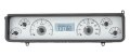 1968-69 Buick Skylark/GS VHX System, Silver Alloy Style Face, White Display