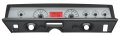 1971-76 Chevy Impala/Caprice VHX System, Silver Alloy Style Face, Red Display