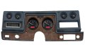 1973-77 Chevy Chevelle / Monte Carlo VHX System, Black Alloy Style Face, Red Display