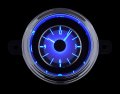 1949-50 Ford Car Analog Clock, Silver Alloy Style Face, Blue Display