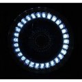 5-3/4" White LED Angel Eye Motorcycle Halo Projector Headlight Turn Signal Light