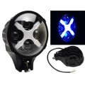 6" Off Road Lamp LED Blue X Auxiliary Fog Spot Flood Light 6k 40w 8000 Lmn