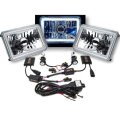 4X6 White SMD LED Halo Angel Eye Headlight Headlamp 6K 6000K HID Light Bulbs Set