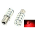 #1156 Red 18SMD LED Park Parking Tail Light Turn Signal Reverse Lamp Bulbs Pair