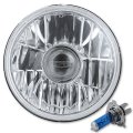 H6024/6014 7" Crystal Projector Headlight H4 Halogen White Light Bulb Headlamp