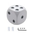 White Dice Gear Shift Knob Lever Handle Column Floor Shifter Hot Rat Street Rod