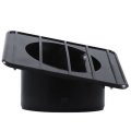 67-72 Chevy GMC Pickup Truck Defroster Defrost Duct Left Side Inside Dash Black