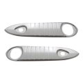 49-50-51-52-53-54 Chevy Door Handle Trim Knuckle Nail Guards Stainless Pair