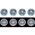 5-3/4 Stock H4 60W Halogen Headlight 5-LED Turn Signal Headlamp Light Bulb Set