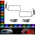 05-07 Ford F-250 Multi-Color Changing LED RGB SMD Halo Upper Headlight Rings Set
