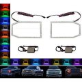 14-16 Chevy Silverado Multi-Color Changing LED RGB Upper Headlight Halo Ring Set
