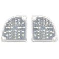 67 68 69 70 71 72 Chevy GMC Truck LED LH & RH Tail Back Up Light Clear Lens Pair
