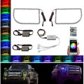 11-16 Ford F-250 Multi-Color Changing LED Lower Headlight Halo Rings BLUETOOTH