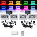 4X6" Color Change SMD LED Halo Angel Eye Headlight 6000K HID Light Bulb Set Of 4