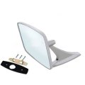 73-91 Chevy Truck Chrome Outside Exterior Rectangle Square Rear View Door Mirror