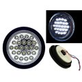 (1) 4" Round Work Truck Box Trailer Rv Back-Up Reverse Clear White 24-Led Lights