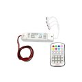 M7 RF Wireless LED Controller RGB Strip Light Halo Headlight Remote w/ Splitter